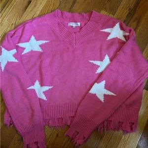 Girls crop sweater